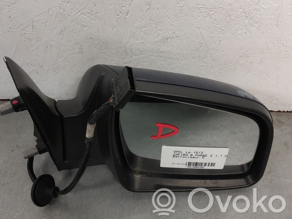 Opel Zafira B Oglindă exterioară manuală 