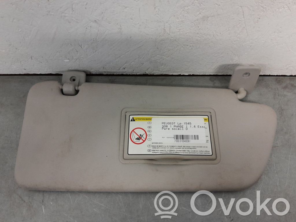 Peugeot 308 Sun visor 