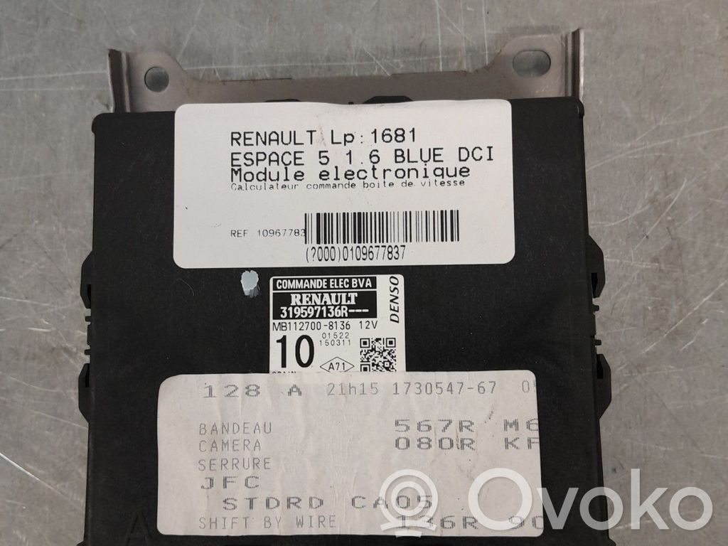 Renault Espace V (RFC) Other control units/modules 