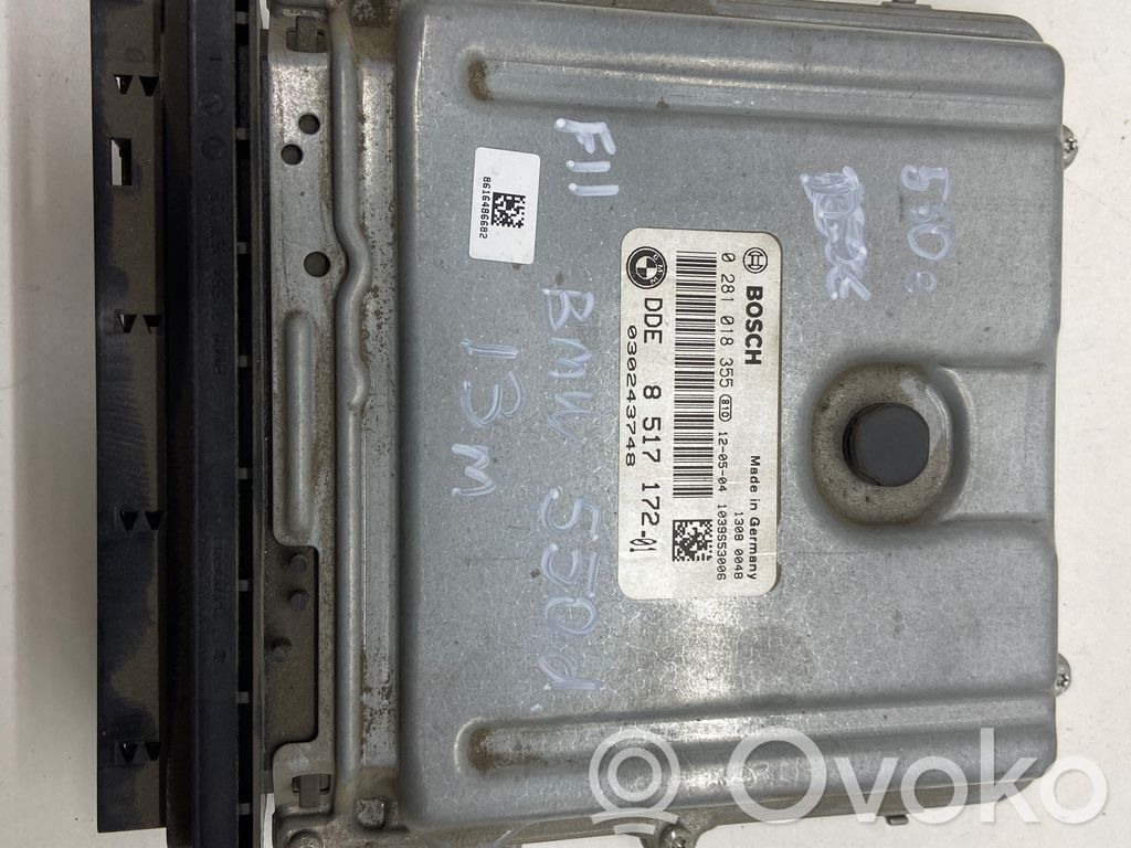 BMW 5 F10 F11 Engine control unit/module 