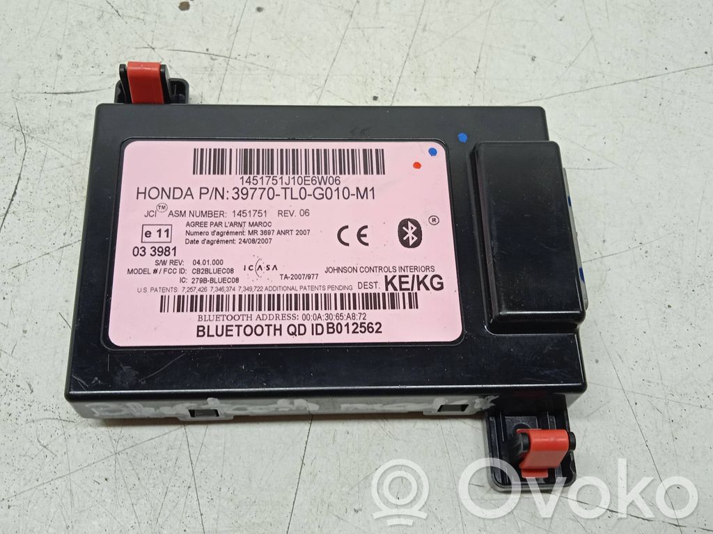 Honda Accord Bluetooth modulis 