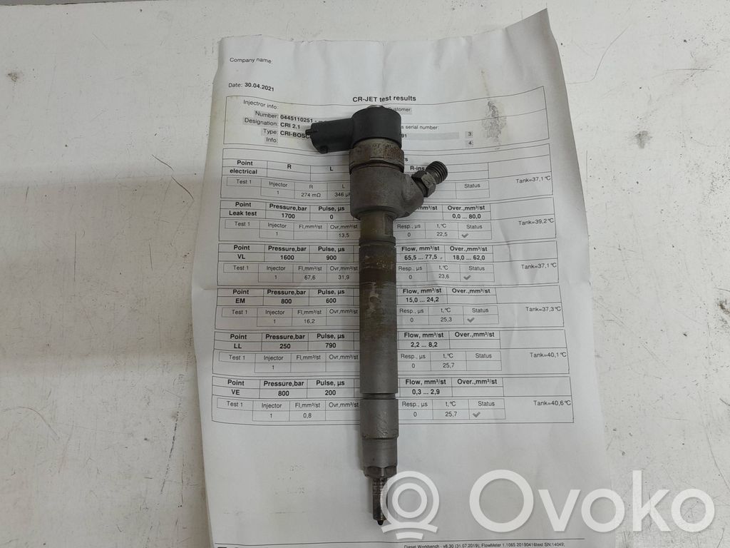 Volvo V70 Wtryskiwacz paliwa 