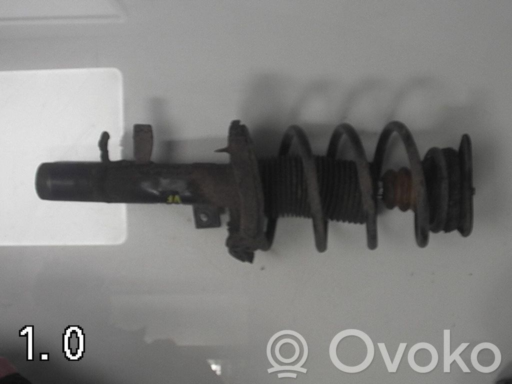 Front shock absorber with coil spring
