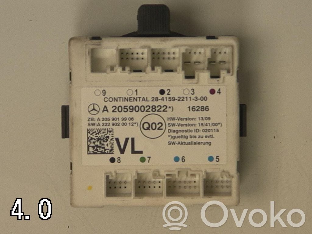 Mercedes-Benz C W205 Alte unități/module de control 