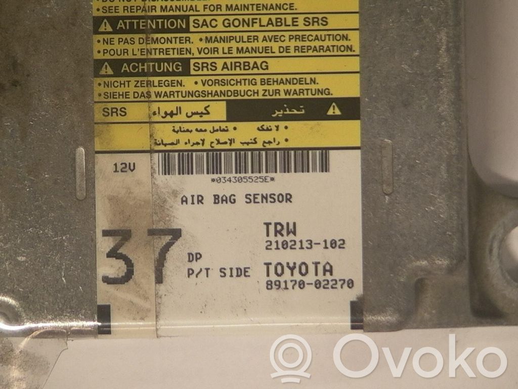 Unidad de control/módulo del Airbag   8917002270
