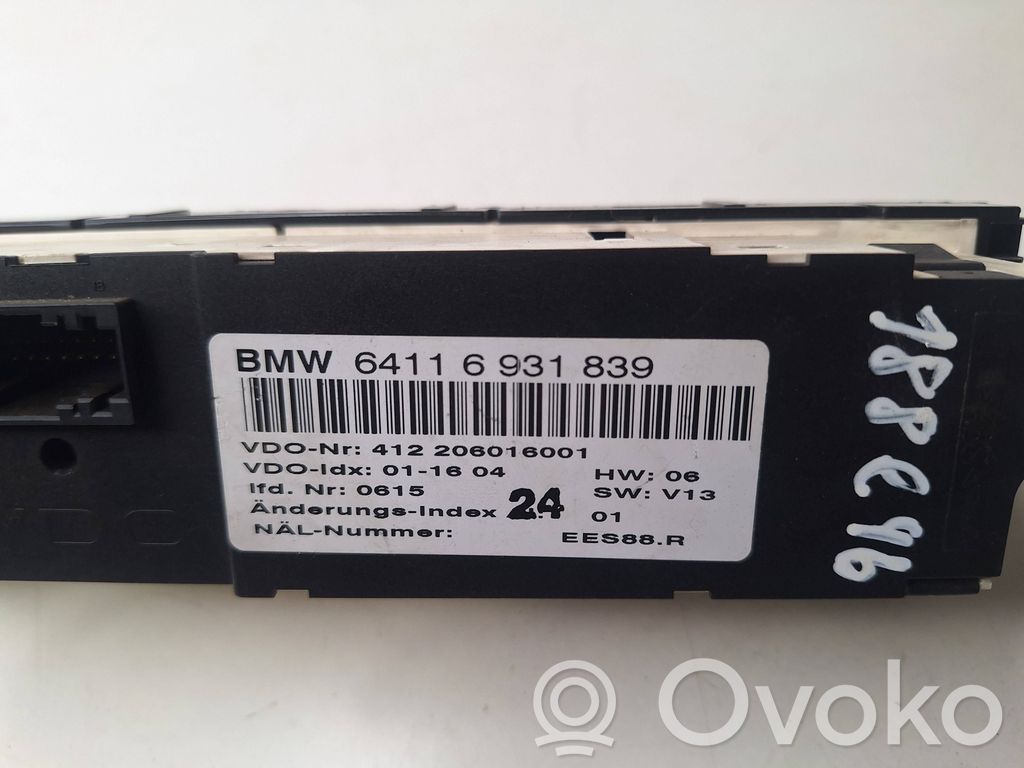 BMW 3 E46 Climate control unit 