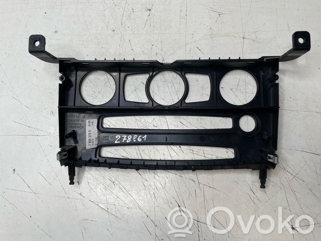 BMW 5 E60 E61 Console centrale, commande chauffage/clim 