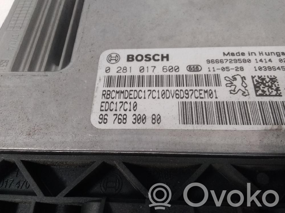 Engine control unit/module   9676830080