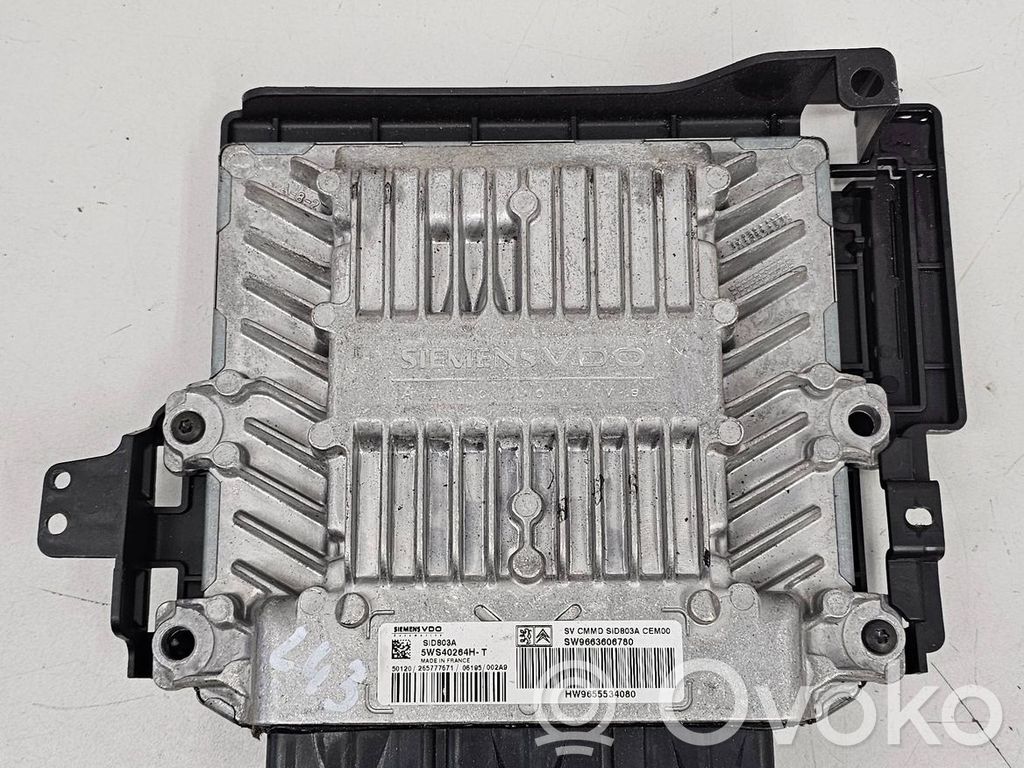 Peugeot 407 Engine control unit/module 