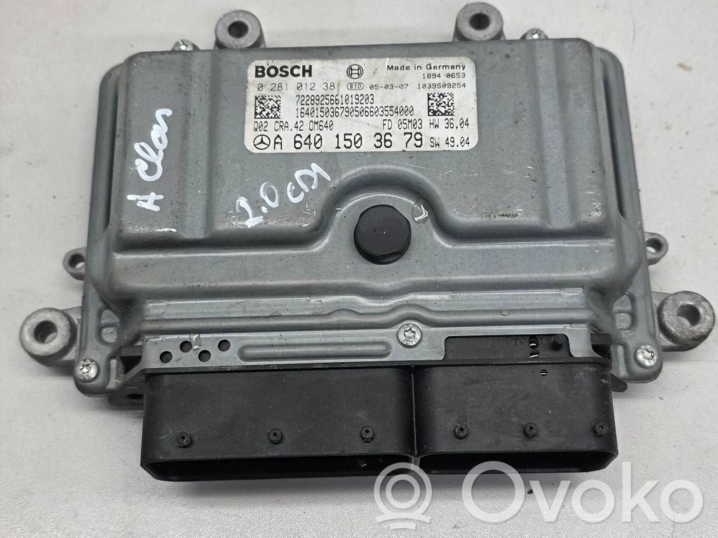 Mercedes-Benz A W168 Engine control unit/module 