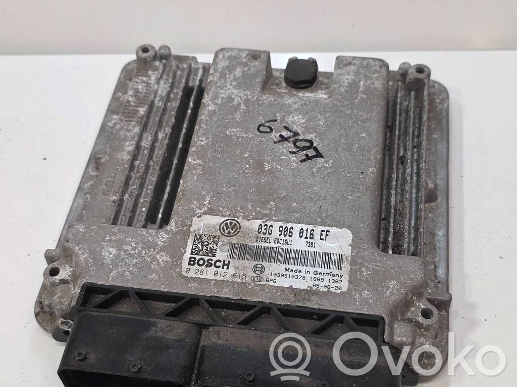 Volkswagen Golf V Engine control unit/module 