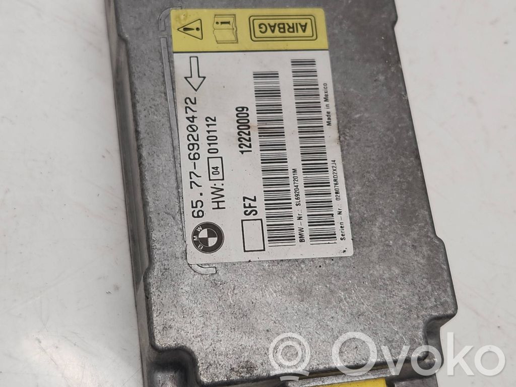 Sterownik / Moduł Airbag   6920472,12220009,02B076RD2X2J4
