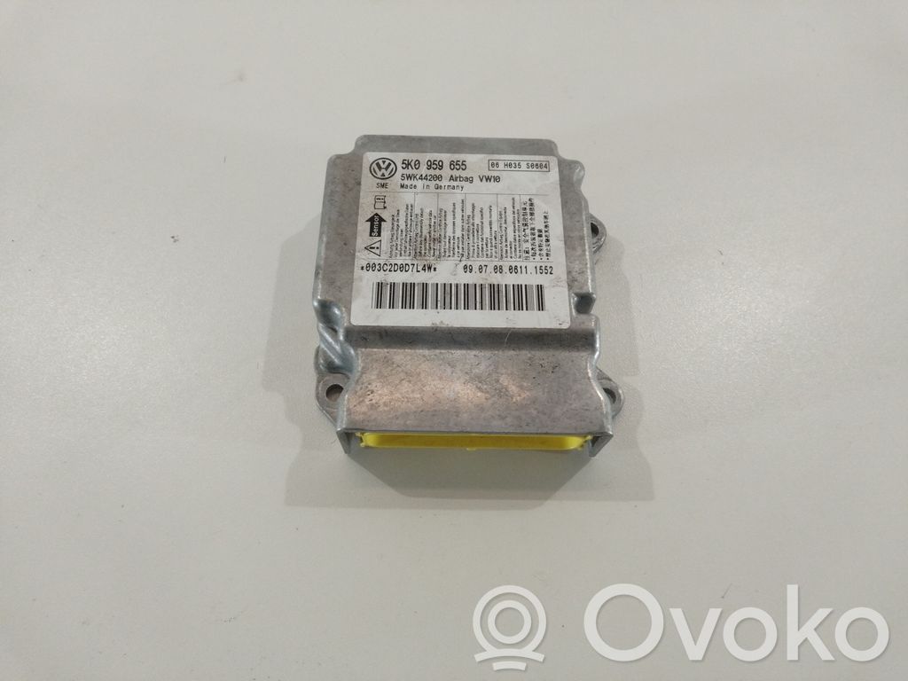 Volkswagen Golf VI Sterownik / Moduł Airbag 