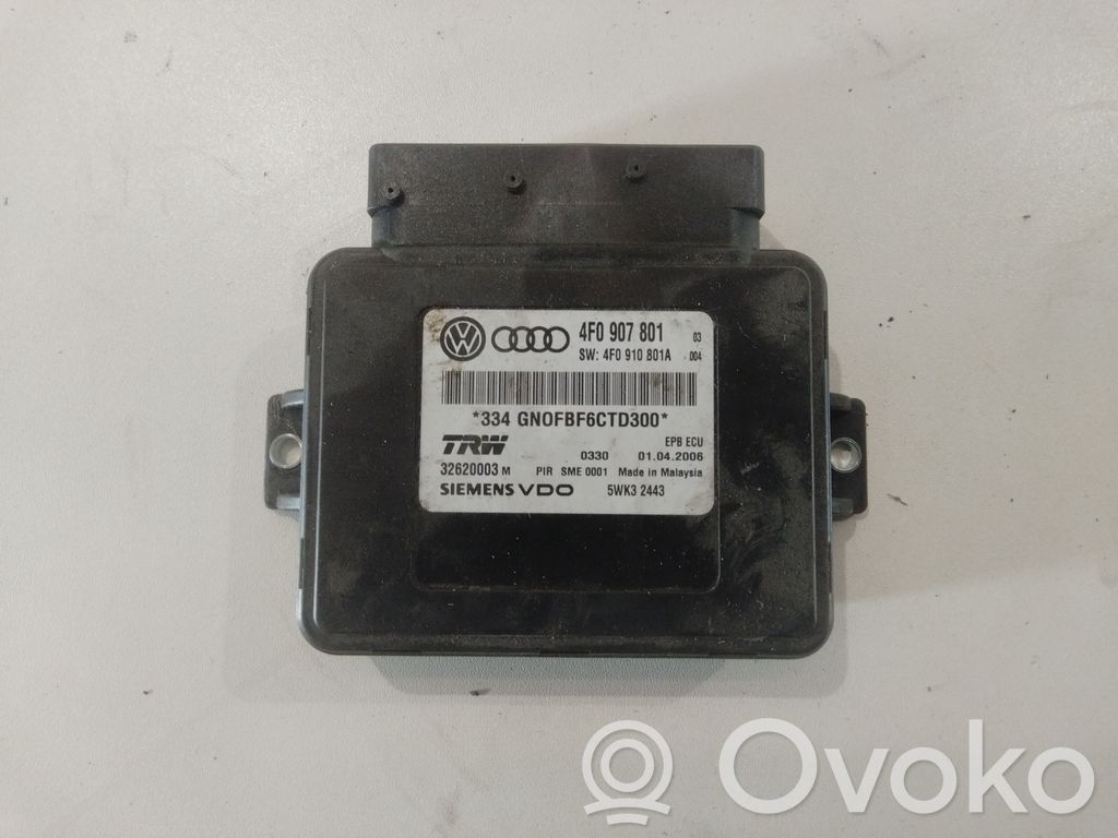 Audi A6 S6 C6 4F Module de commande de frein à main 