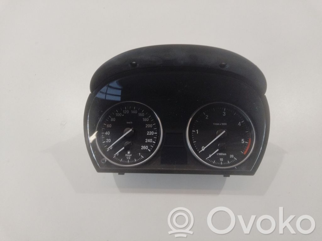 BMW 3 E90 E91 Speedometer (instrument cluster) 