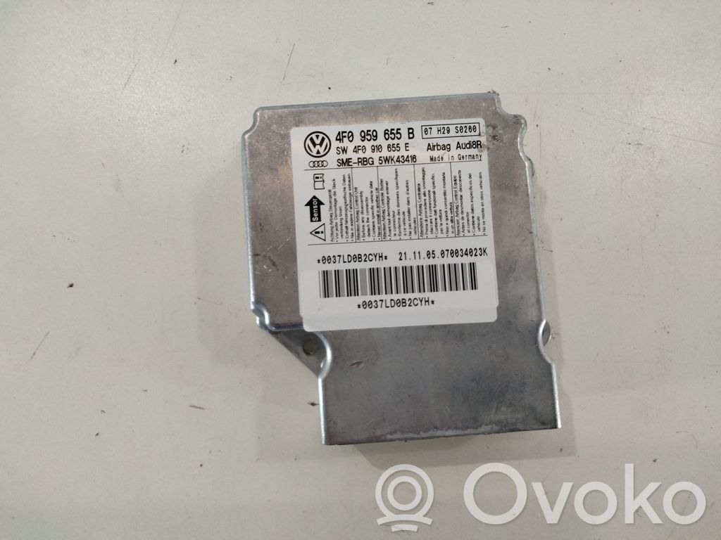 Airbag control unit/module   4F0959655B,0037LD0B2CYH,07H29S0260,4F0910655E