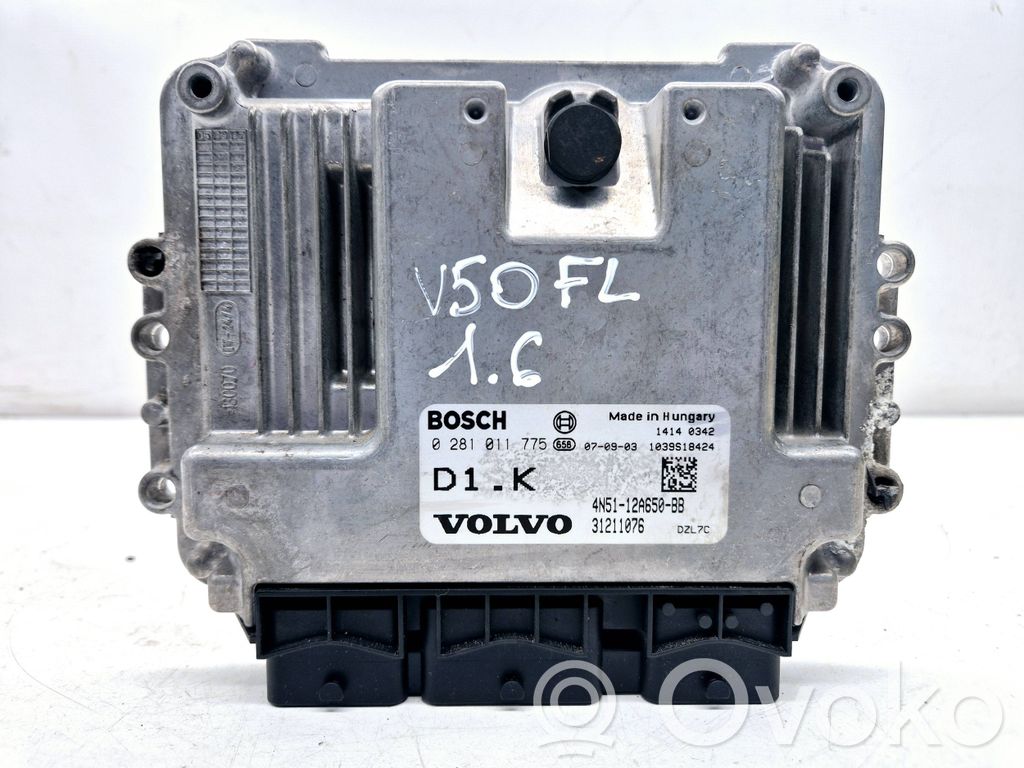 Engine control unit/module   4N5112A650BB,31211076,0281011775