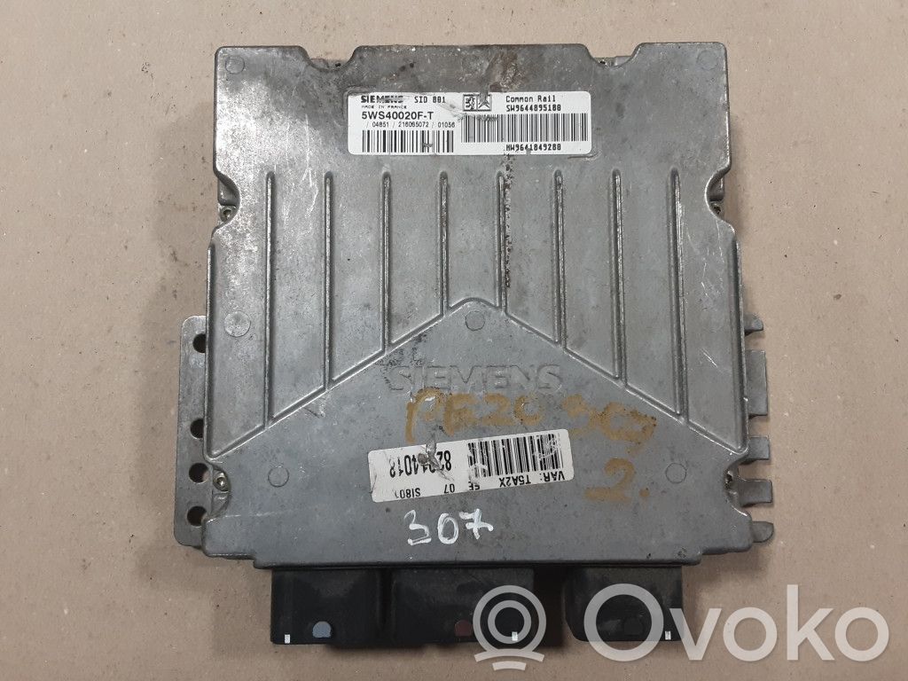 Peugeot 307 Engine control unit/module 