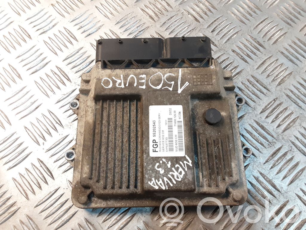 Opel Meriva B Engine control unit/module 