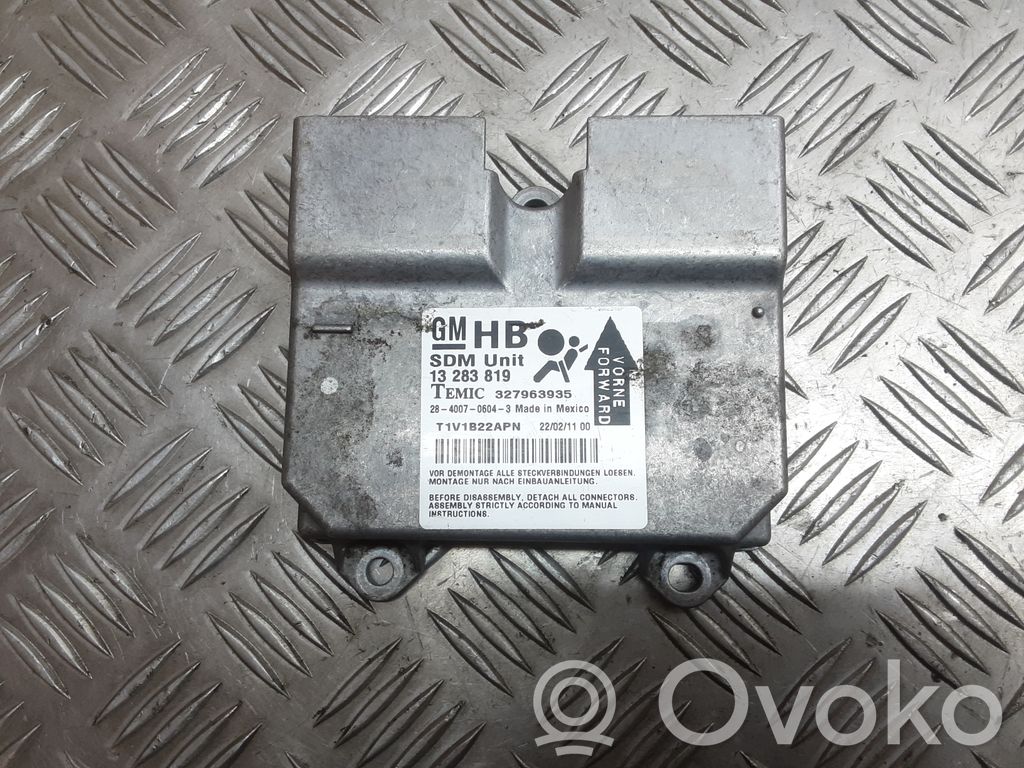 Opel Corsa D Airbag control unit/module 
