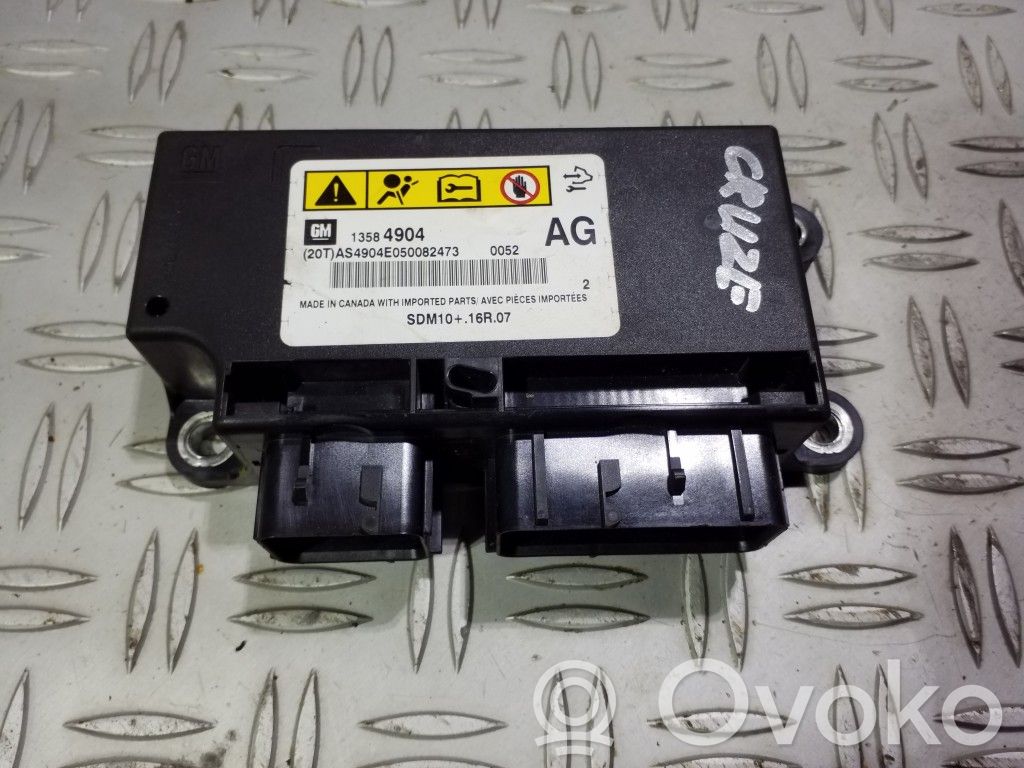 Chevrolet Cruze Airbag control unit/module 