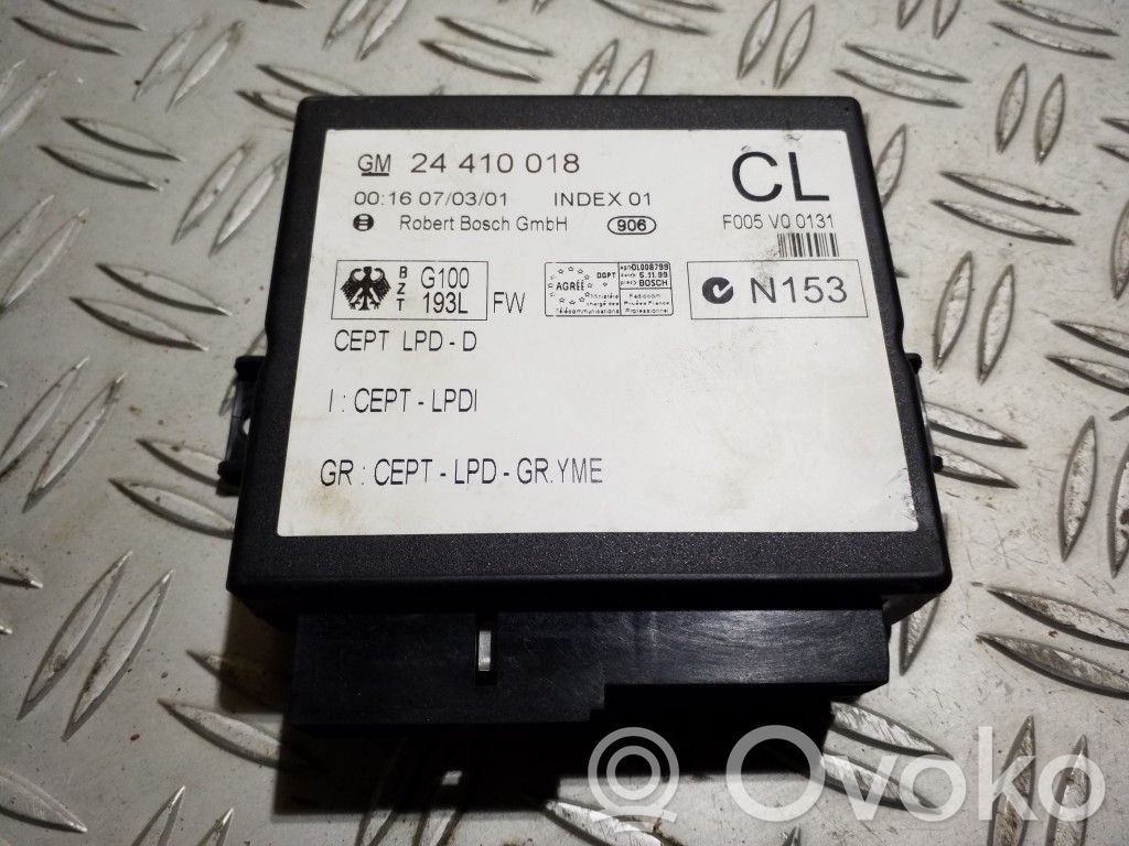 Módulo de confort/conveniencia   24410018,F005V0131