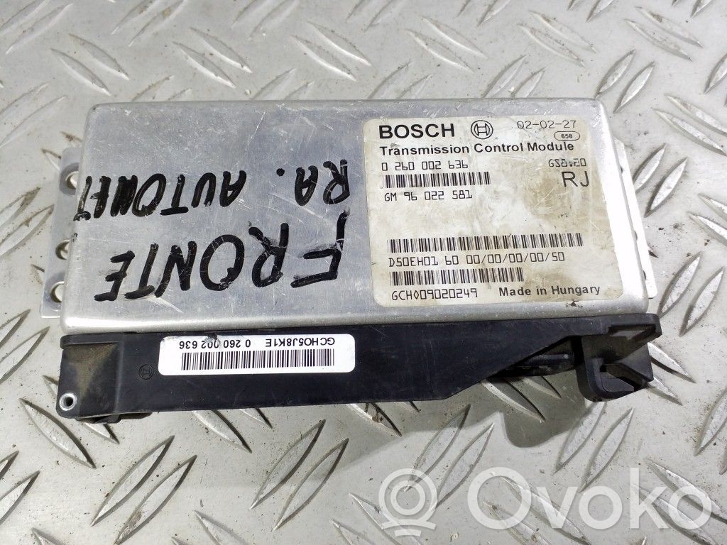 Gearbox control unit/module   0260002636,96022581