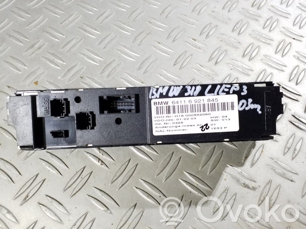 Climate control unit   64116921845,6921845