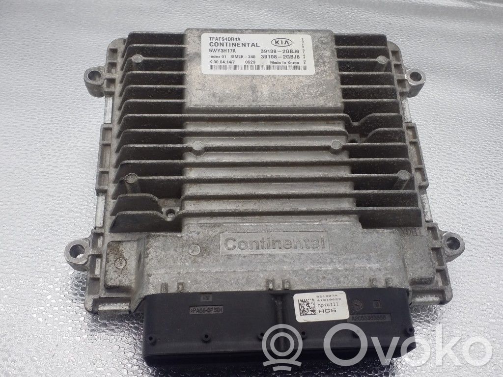 Engine control unit/module ECU   391382GBJ6,391082GBJ6,5WY3H17A