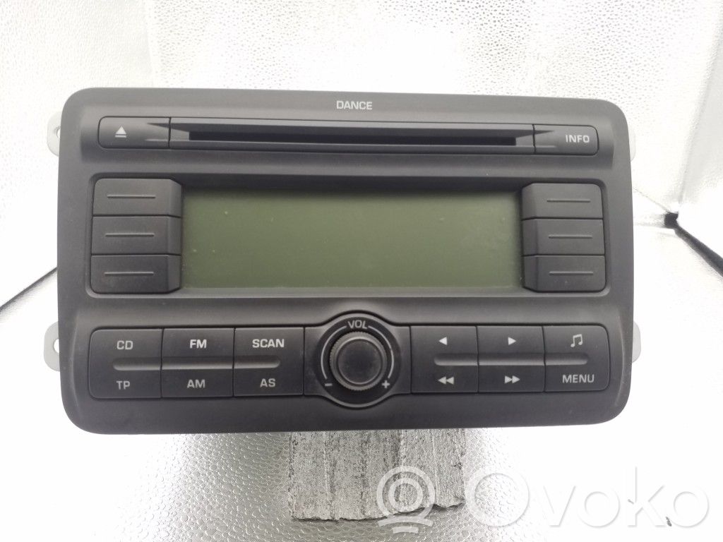 Skoda Fabia Mk2 (5J) Panel / Radioodtwarzacz CD/DVD/GPS 