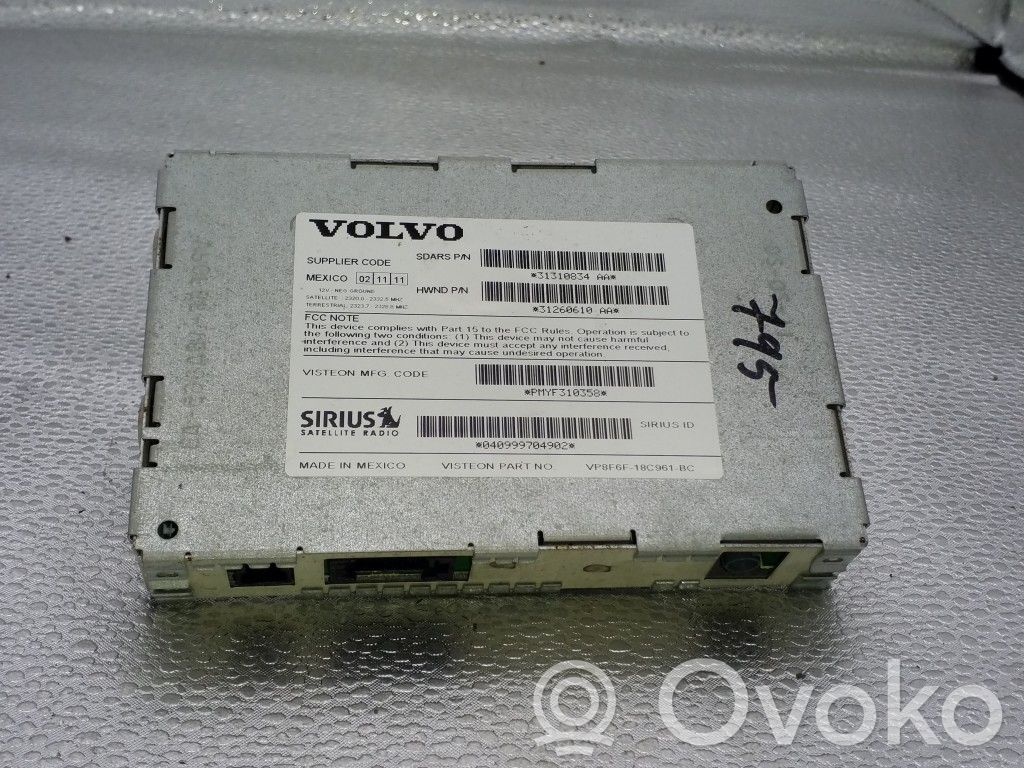 Volvo S60 Radio/CD/DVD/GPS head unit 