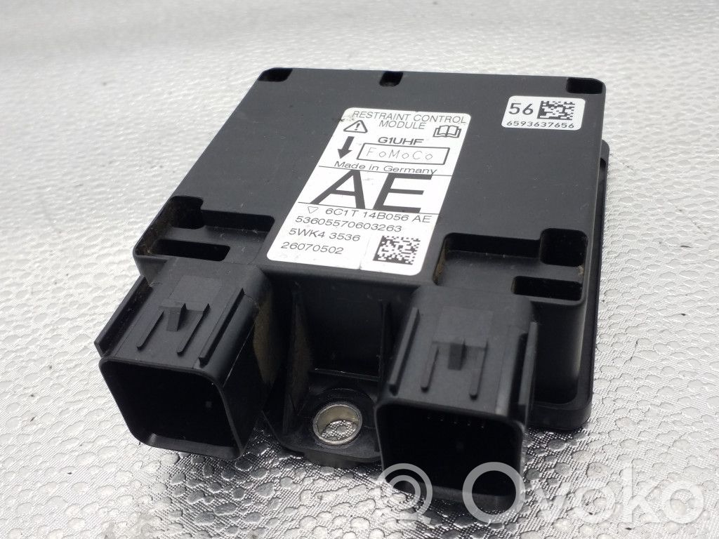 Unidad de control/módulo del Airbag   6C1T14B056AE,5WK43536,26070502