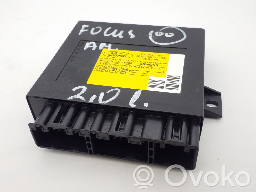 Ford Focus Centrālās atslēgas vadības bloks 