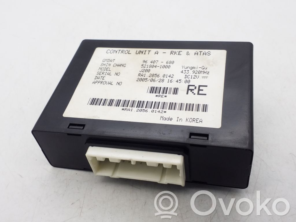 Chevrolet Lacetti Other control units/modules 