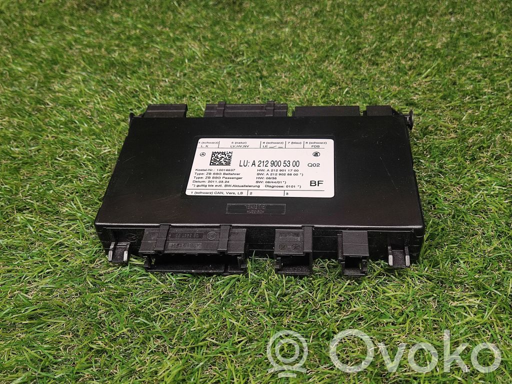Module de commande de siège   A2129005300,A2129011700,A2129028800
