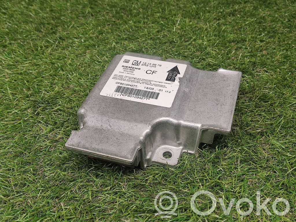 Opel Vectra C Airbag control unit/module 