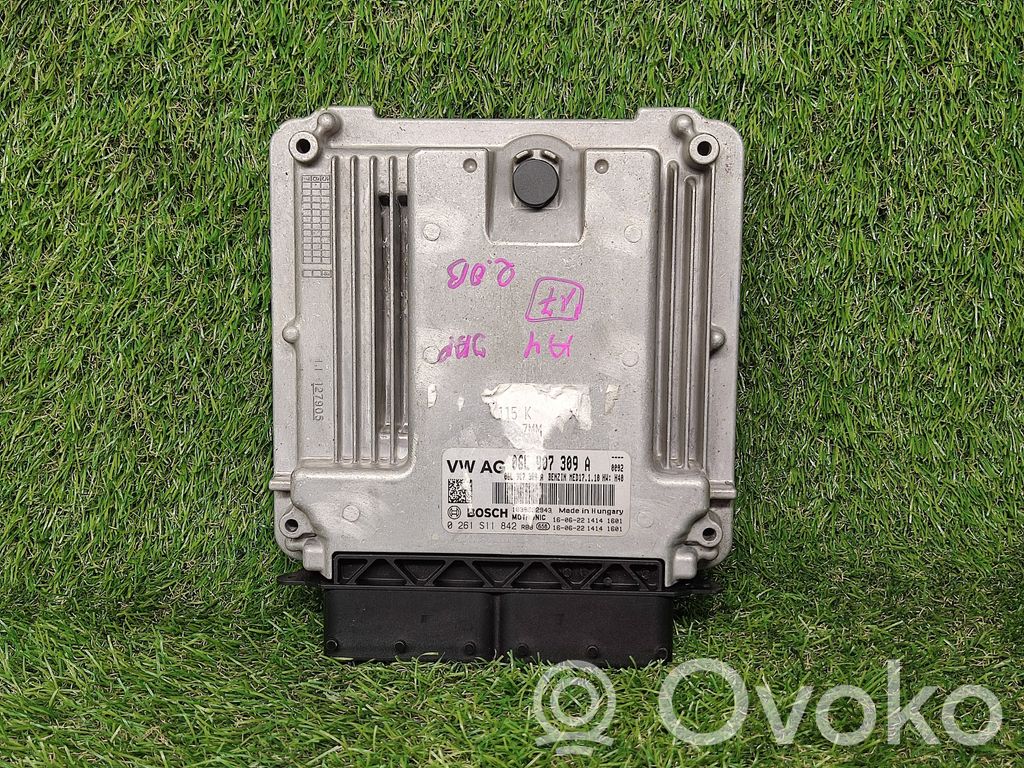 Engine control unit/module ECU   06L907309A,0261S11842