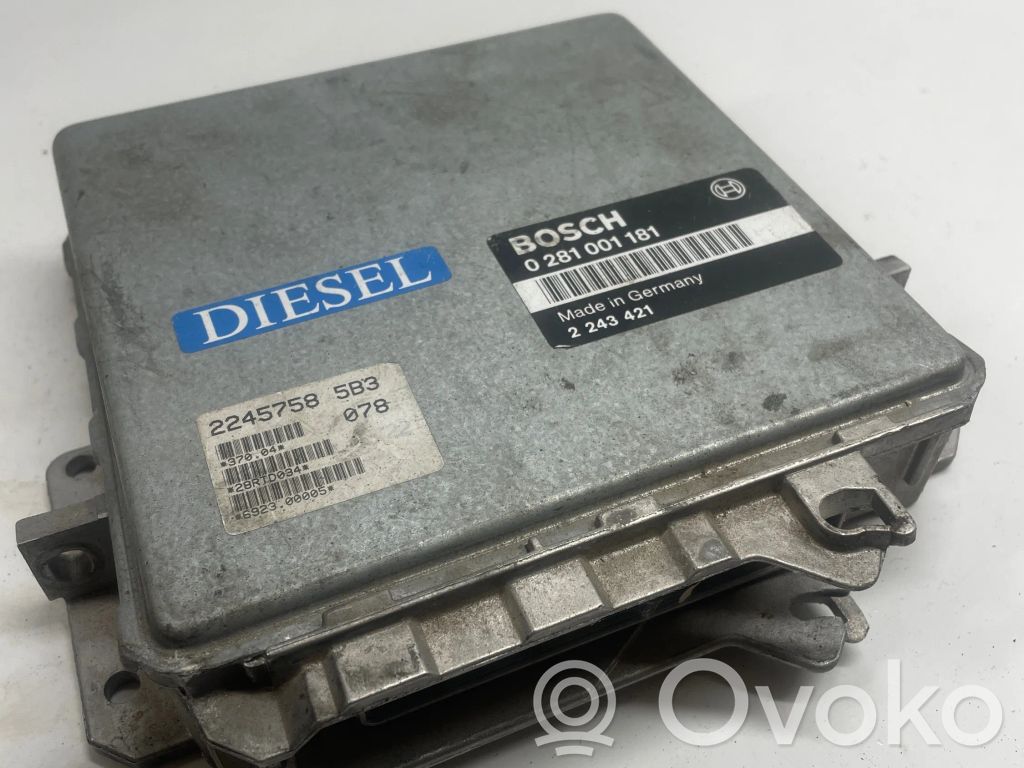 Engine control unit/module   2245758,2243421,0281001181