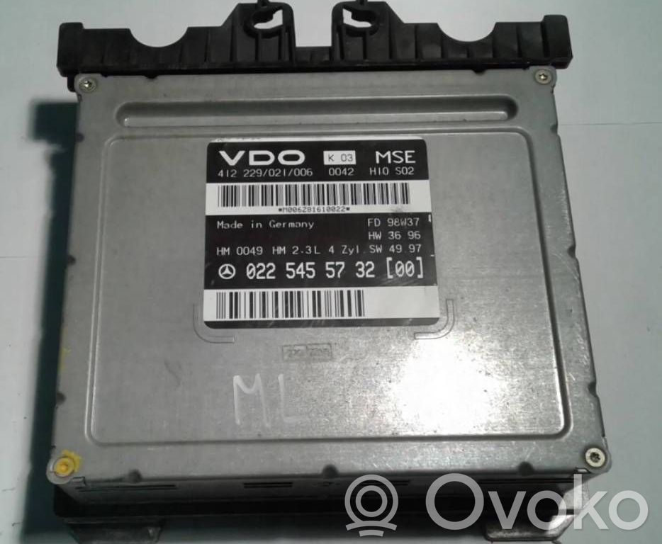 Mercedes-Benz ML W163 Unitate/modul de control motor 