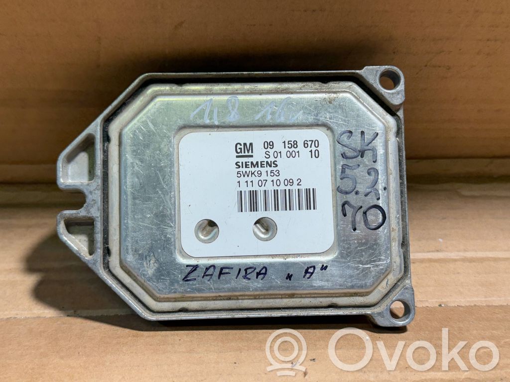 Opel Zafira A Engine control unit/module ECU 