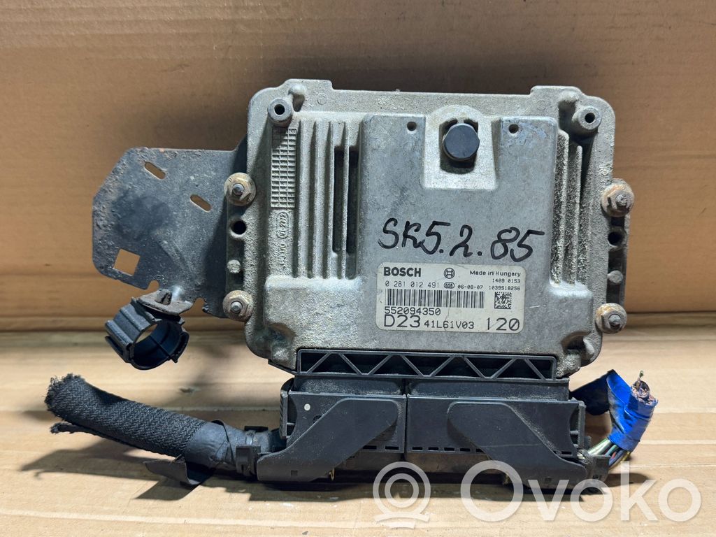 Fiat Ducato Engine ECU kit and lock set 