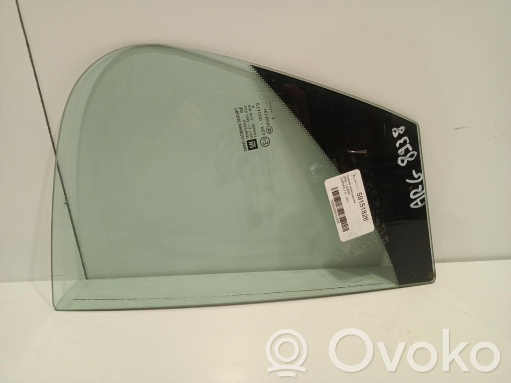 Opel Corsa E Rear vent window glass 