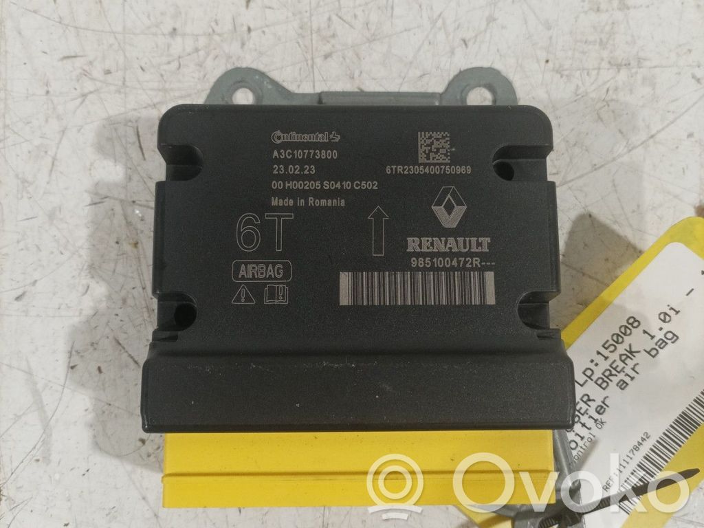 Dacia Jogger Airbag control unit/module 