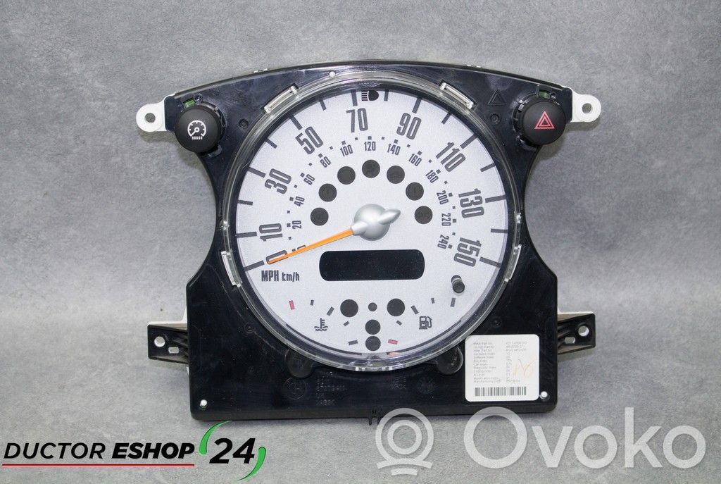 Mini One - Cooper Cabrio R52 Speedometer (instrument cluster) 