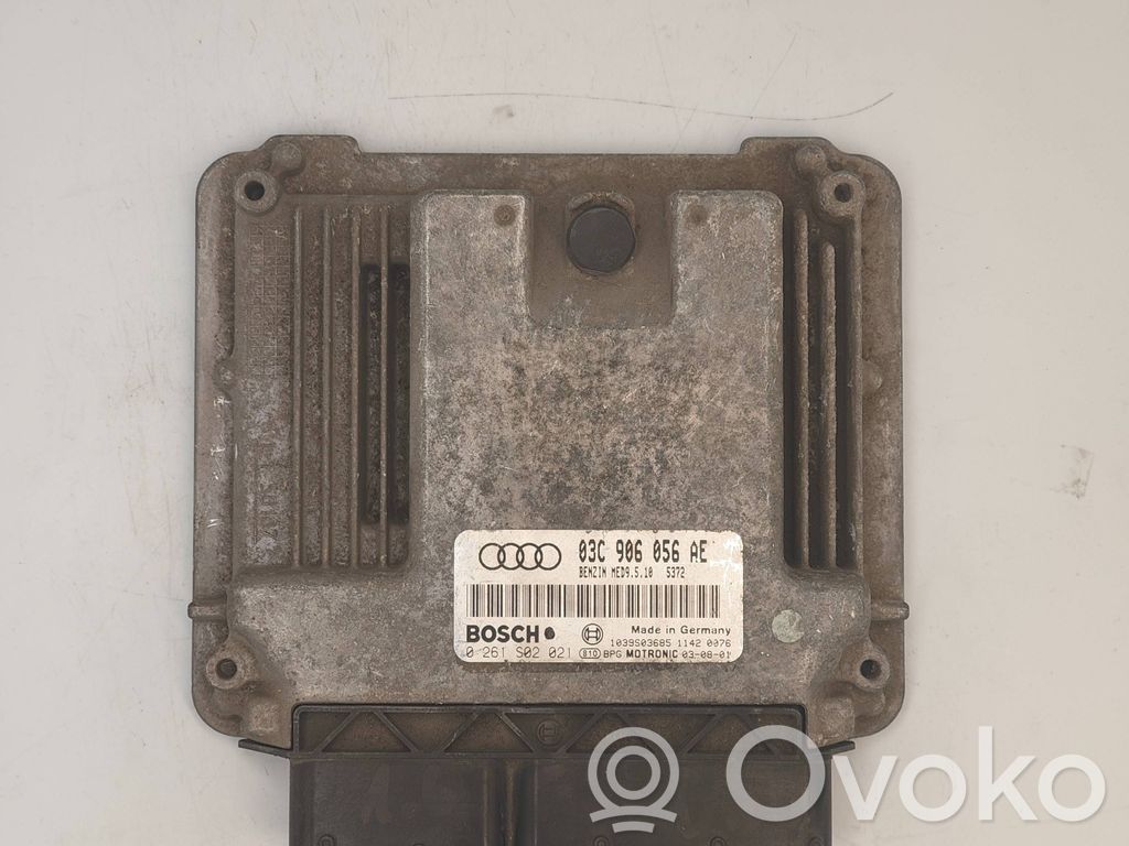 Audi A3 S3 8P Komputer / Sterownik ECU i komplet kluczy 