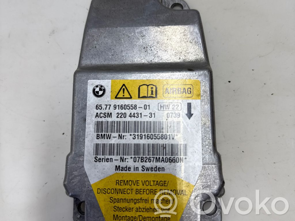 BMW 5 E60 E61 Airbag control unit/module 