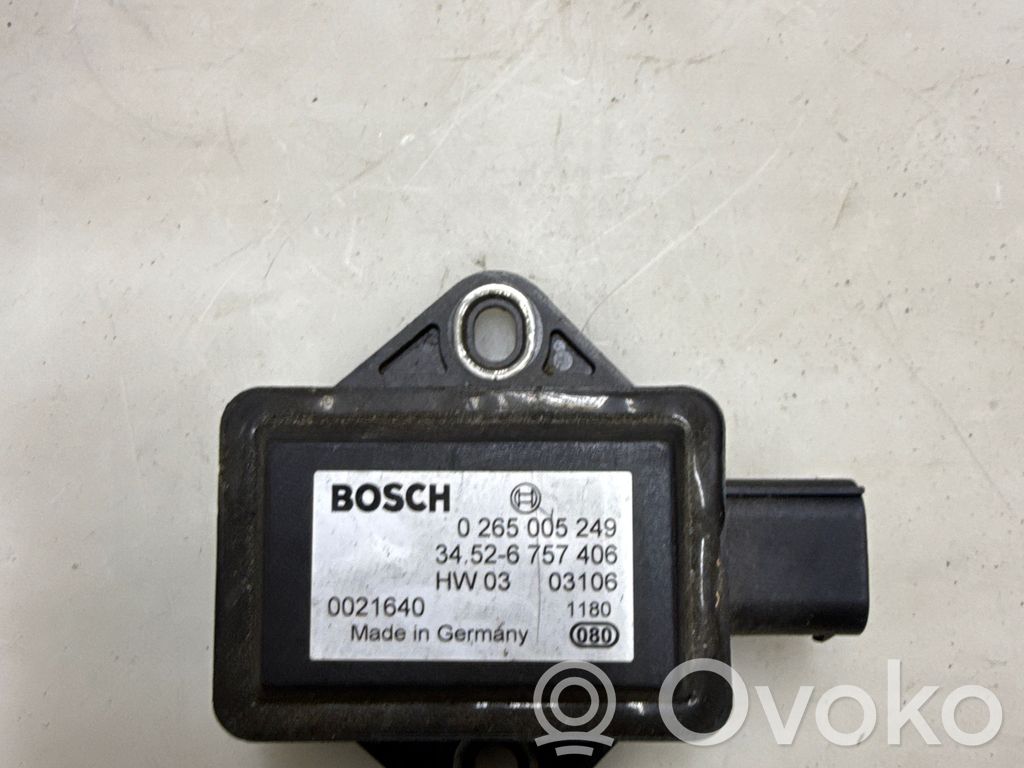 BMW 7 E65 E66 ESP acceleration yaw rate sensor 