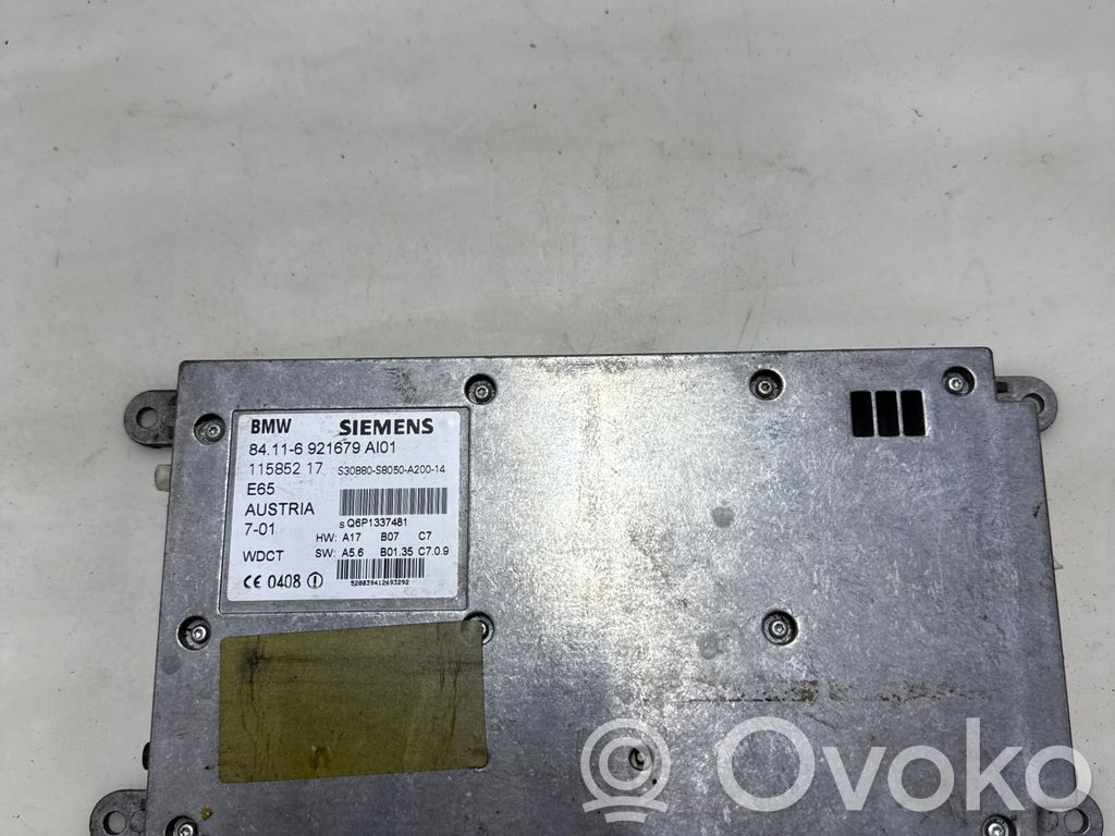 BMW 7 E65 E66 Tālruņa vadības bloks 