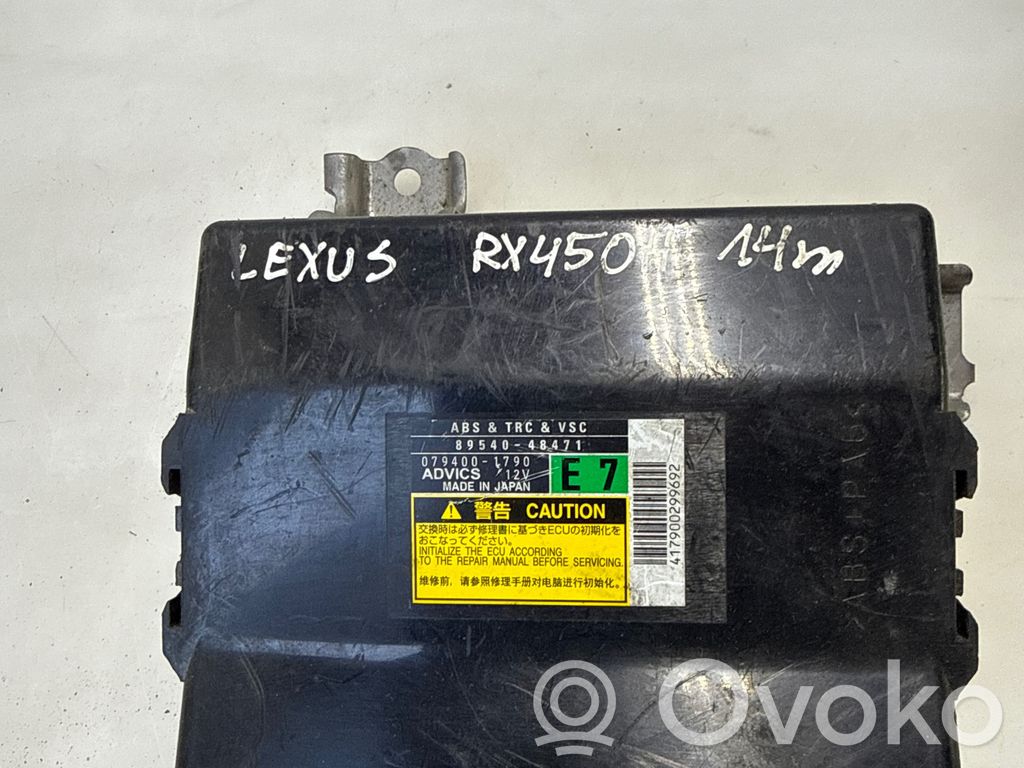 Lexus RX 450H ABS control unit/module 