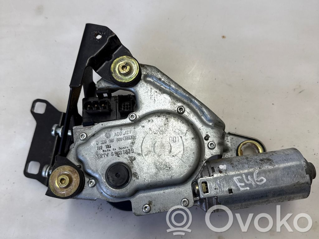 BMW 3 E46 Wischermotor Heckscheibe 